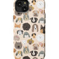 a phone case with dogs on it