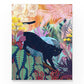 Black Panther in the Jungle - Animal Art Print