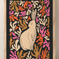 Adorable Bunny Modern Matisse Style Art Print