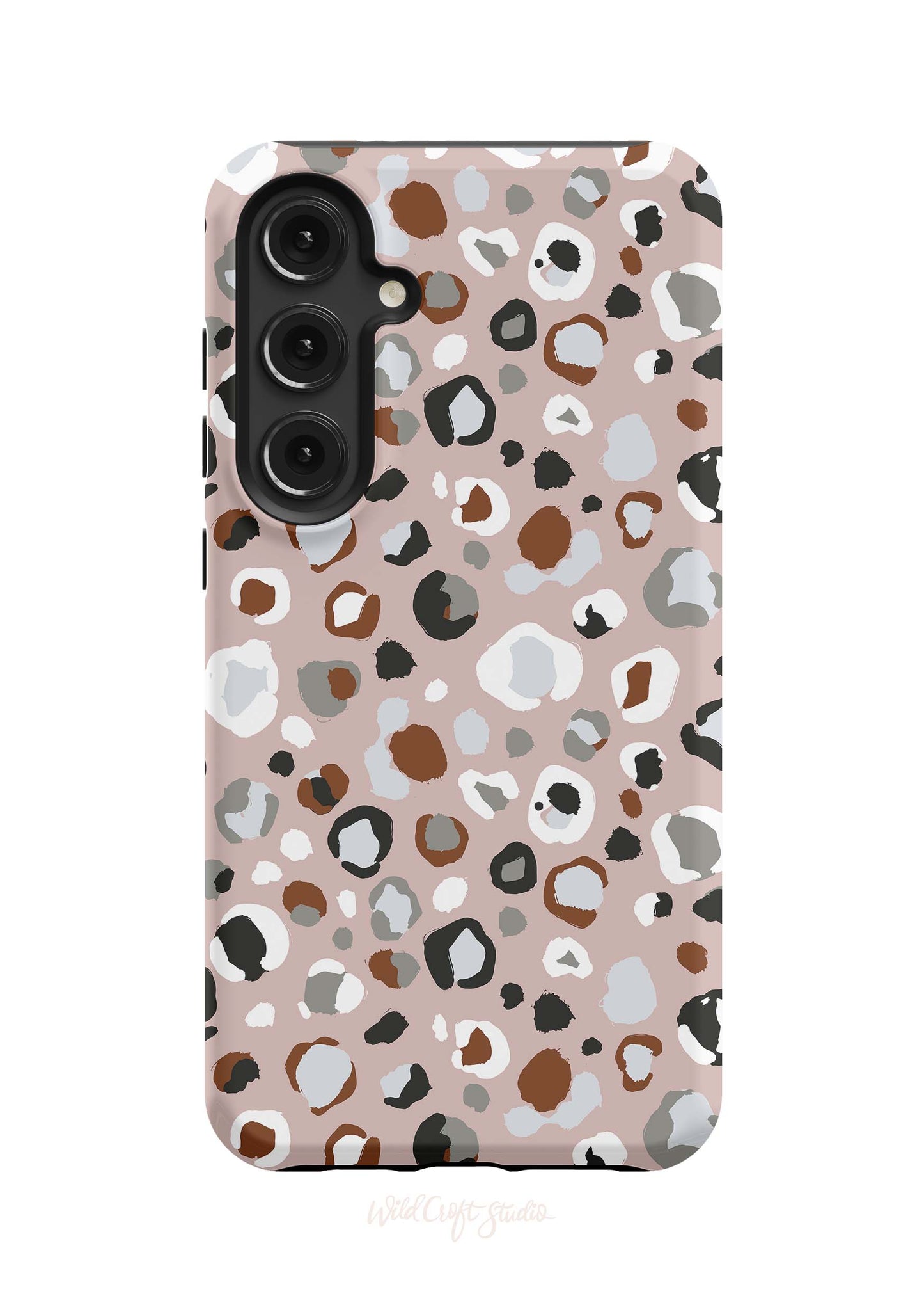 a phone case with an animal print on it