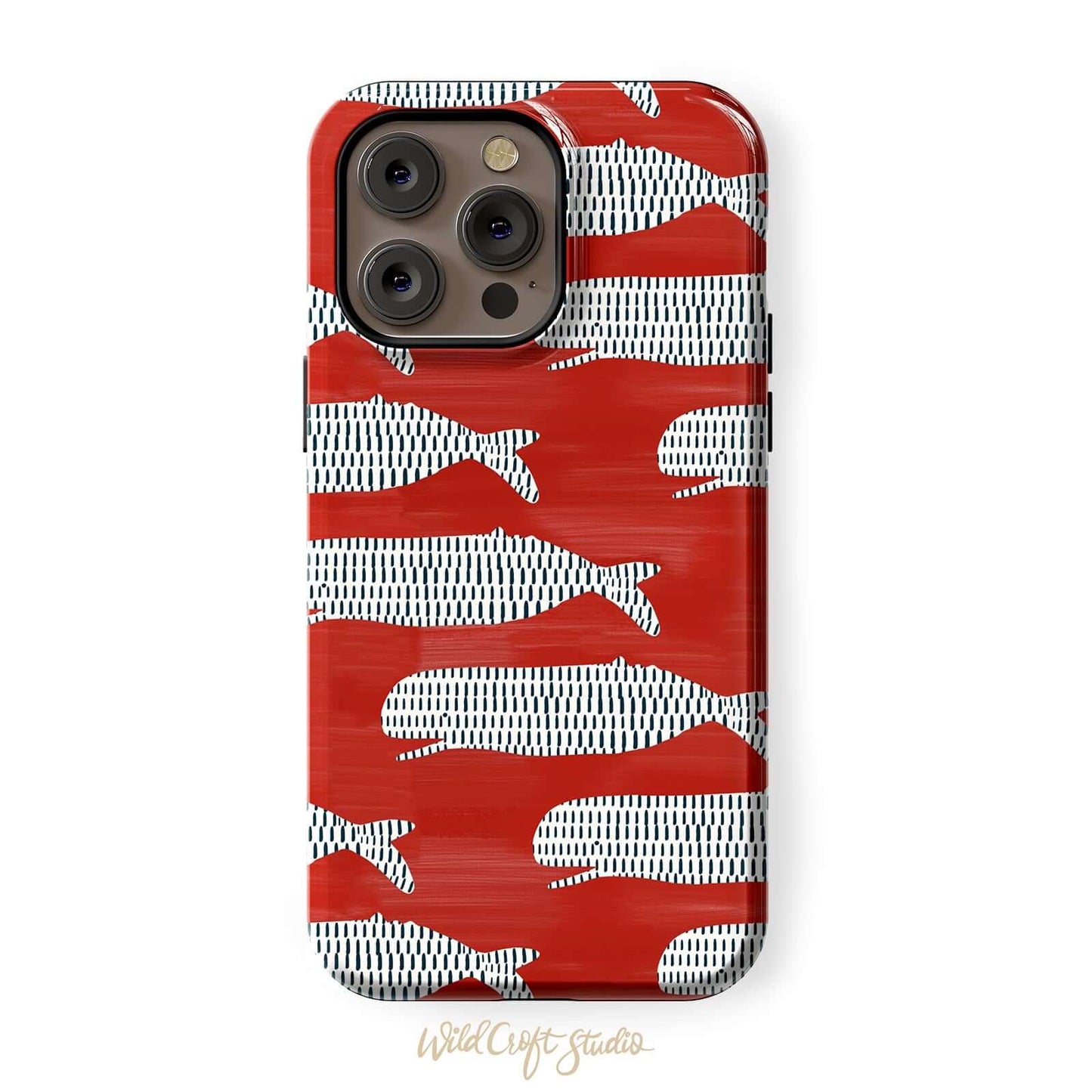 Red Whale Tough Case for iPhone