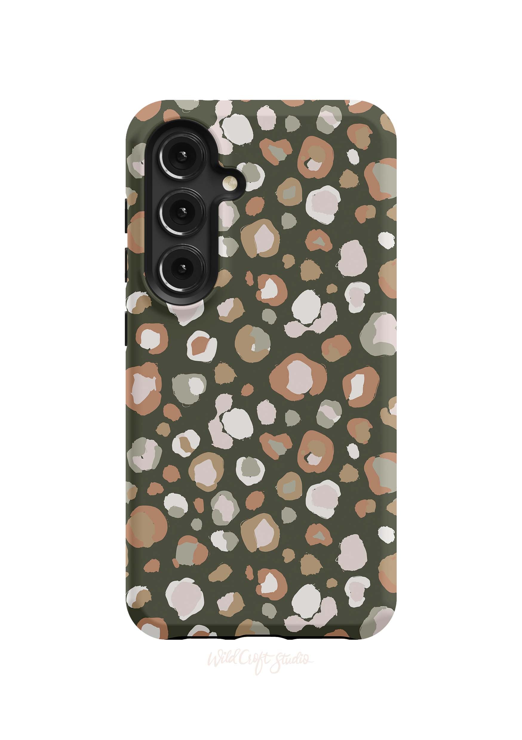 a phone case with an animal print on it