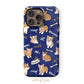 Blue Corgi Tough Case for iPhone