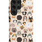a phone case with dogs on it