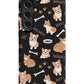 a phone case with a pattern of dogs and bones