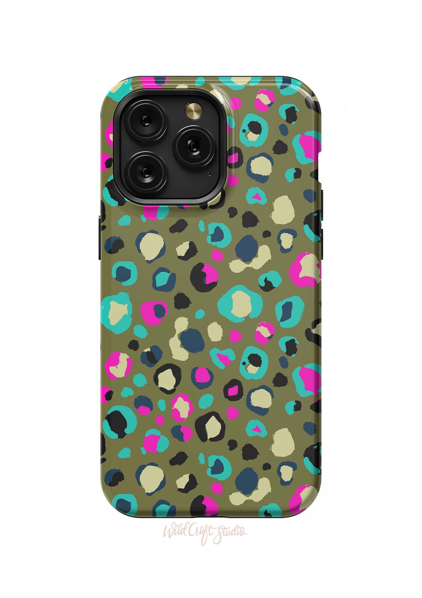 a phone case with an animal print on it