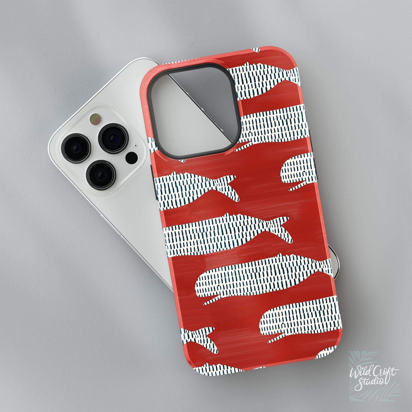 Red Whale Tough Case for iPhone