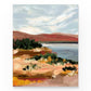 Mountain Lake Landscape Art Print